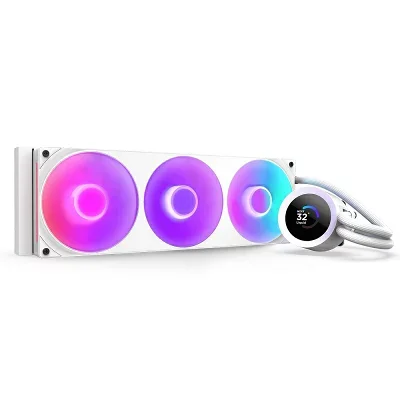 NZXT 恩傑 Kraken Plus 360 RGB 白色一體式水冷散熱器 360mm
