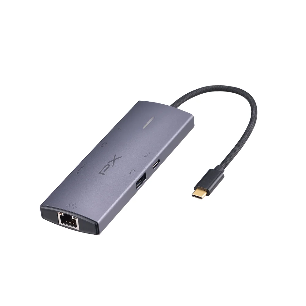 7合1Type c HUB集線器type c Hub 10G快充100w瓦hub 4K @60記憶卡網路孔RJ45(CX7-11SR)