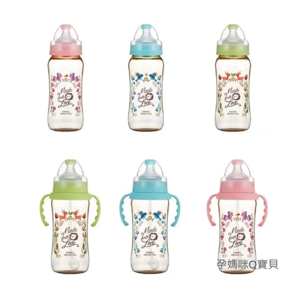 【Simba 小獅王辛巴】桃樂絲PPSU寬口徑葫蘆大奶瓶(嬰兒奶��容量奶瓶 特大奶瓶 自動把手奶瓶) 台灣製