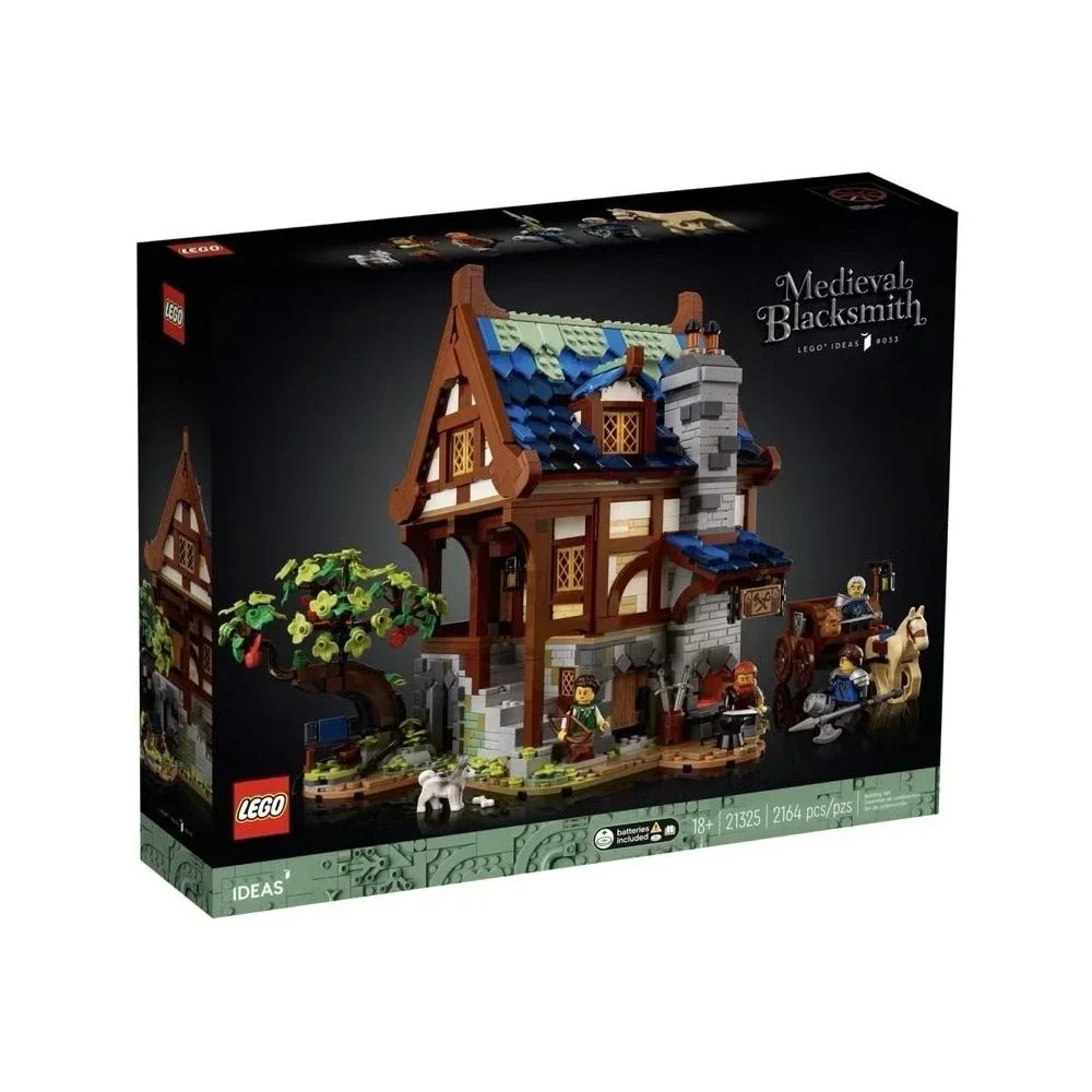 【LEGO 樂高】《狂樂玩具屋》 LEGO IDEAS 21325 中世紀鐵匠屋