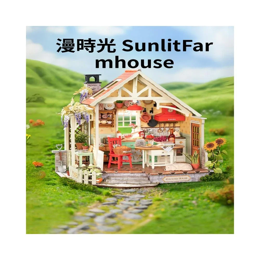 若來漫廚時光手工diy小屋藝術房子別墅微縮模型積木高難度成人版 【PLAYLAB 玩樂研究所】