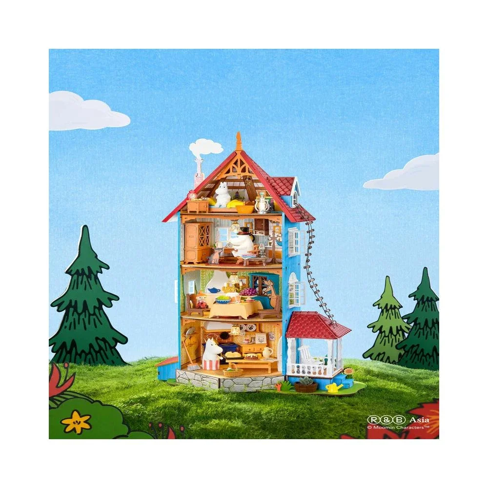 若來姆明屋diy手工小屋微縮模型榫卯拼裝積木巨大型玩具生日禮物 【PLAYLAB 玩樂研究所】